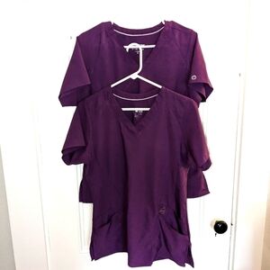 Wonderwink W123 scrub tops SET OF 2